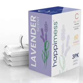 13.2-Gallon Lavender-Scented Drawstring Trash Can Liners (60-Count 3-Packs of 20 Liners) - White