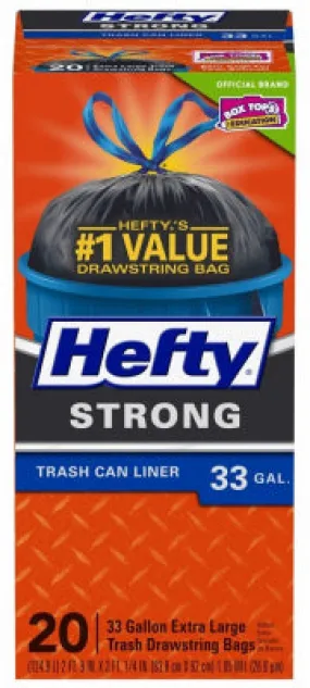 20CT 33 GAL Trash Bag