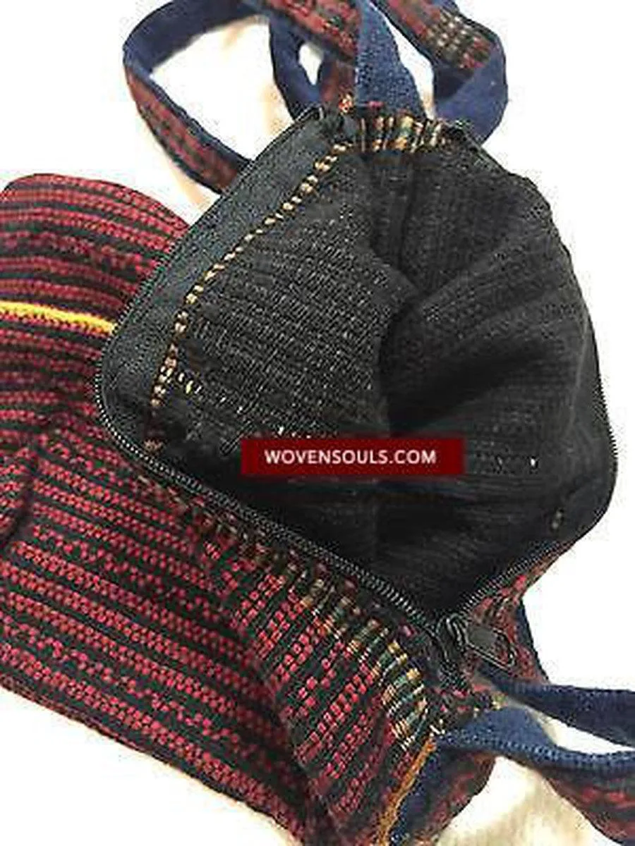 5141 SOLD Vintage Myanmar Hilltribe Handwoven Slingbag