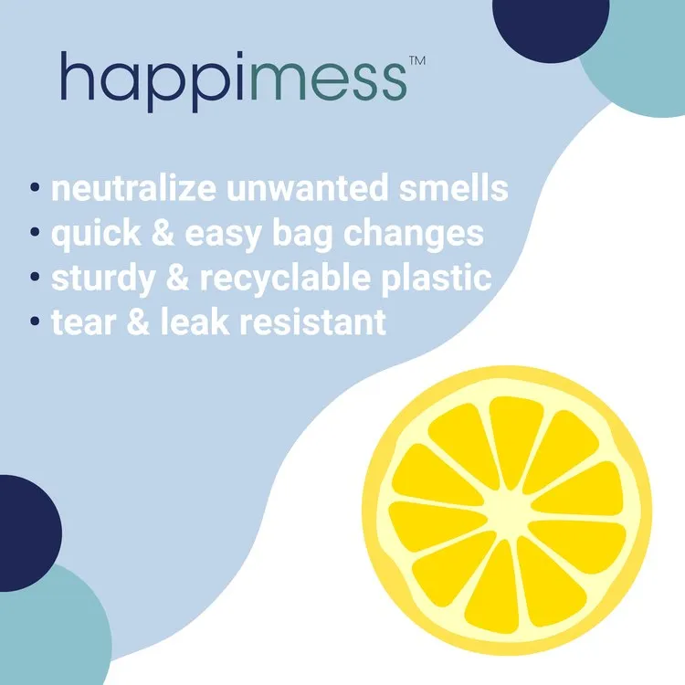 8-Gallon Lemon-Scented Drawstring Trash Can Liners (60-Count 3-Packs of 20 Liners) - White