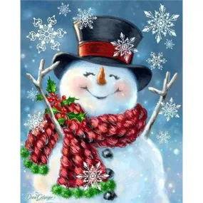 A Happy Snowman