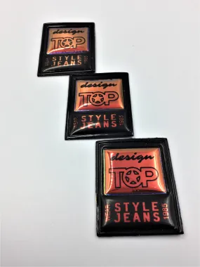 Black & Red Sticker