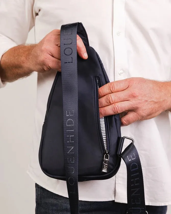 BOYD NYLON SLING BAG NAVY