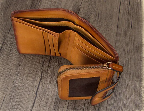 Chic Womens Short Leather Clutch Wallet With Coin Pocket and Card Holders for Women