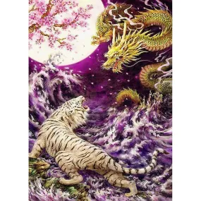 Chinese Dragon Fighting Tiger