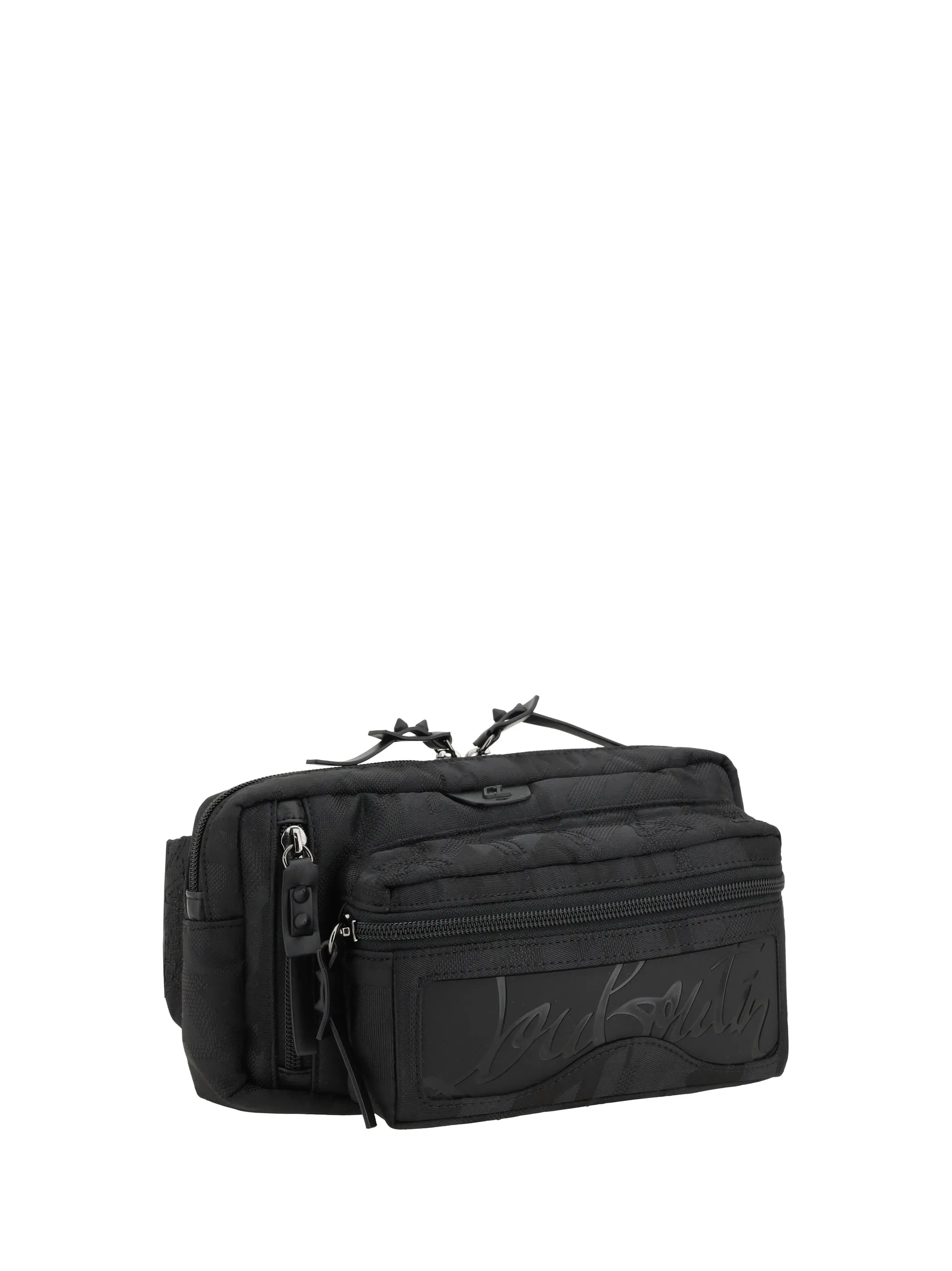 Christian Louboutin Men Loubideal Fanny Pack Jacquard Geometrique