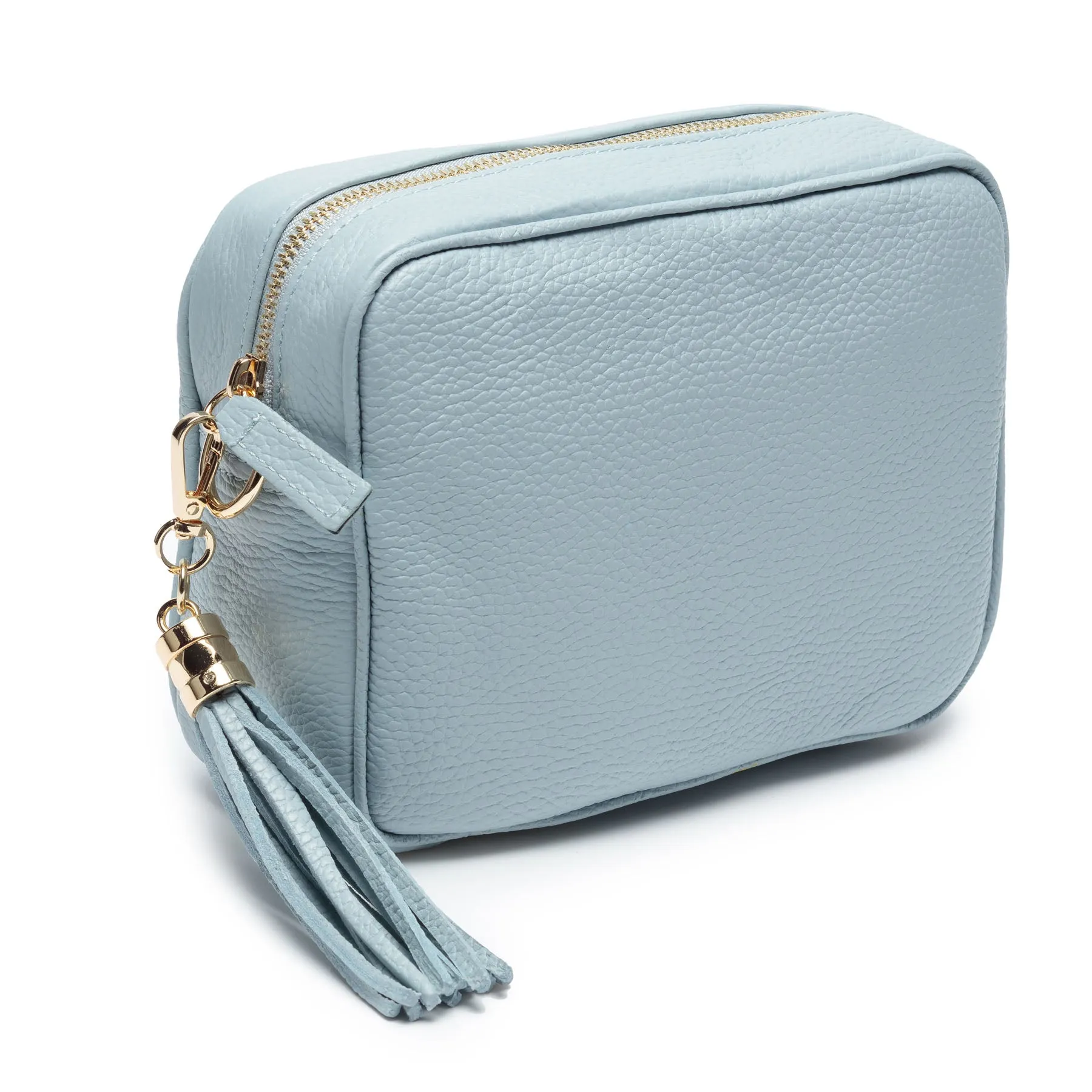 Crossbody Powder Blue (Blue Chevron Strap)