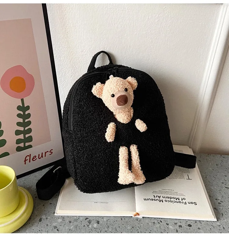Cute Bear Shaped Shoulder Backpack