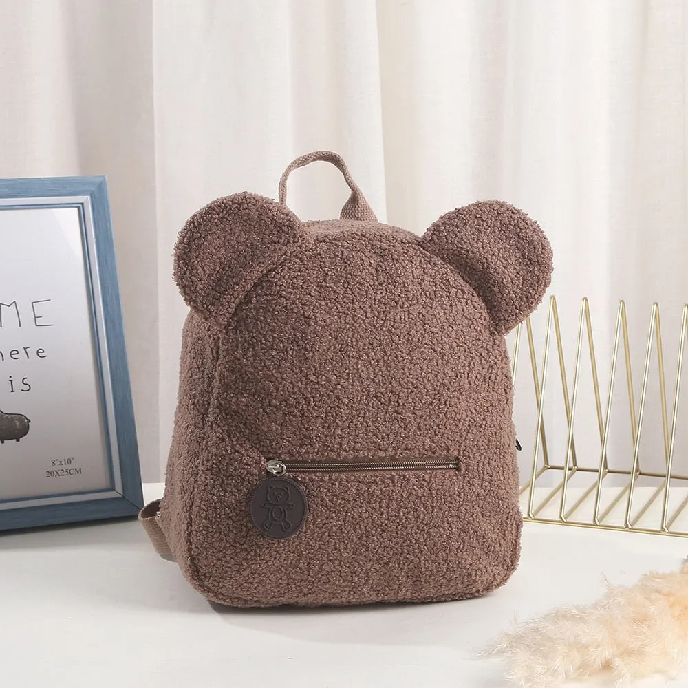 Cute Bear Shaped Shoulder Backpack