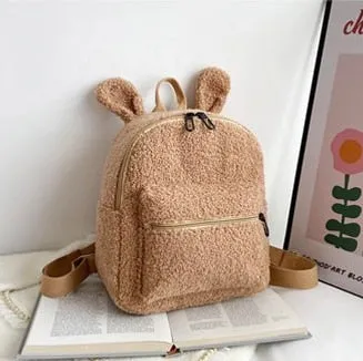 Cute Bear Shaped Shoulder Backpack