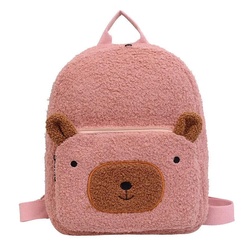 Cute Bear Shaped Shoulder Backpack