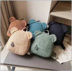 Cute Bear Shaped Shoulder Backpack