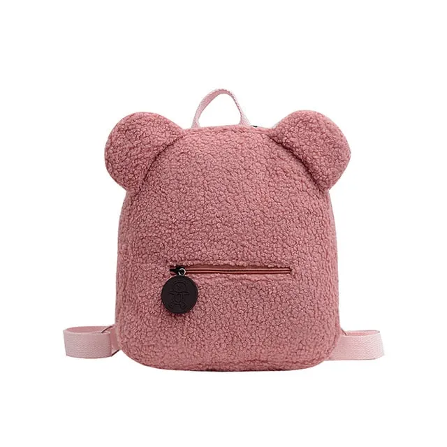 Cute Bear Shaped Shoulder Backpack