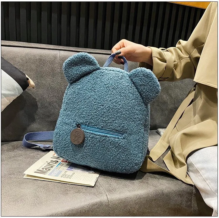 Cute Bear Shaped Shoulder Backpack