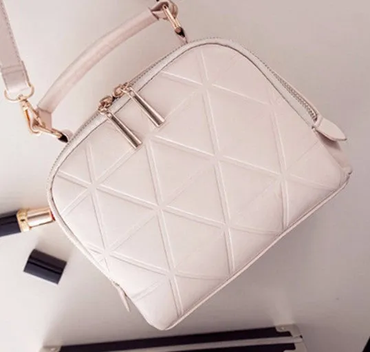 Fashion Women's Solid PU Leather High Quality Shoulder Bag