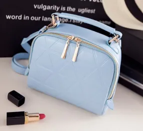 Fashion Women's Solid PU Leather High Quality Shoulder Bag