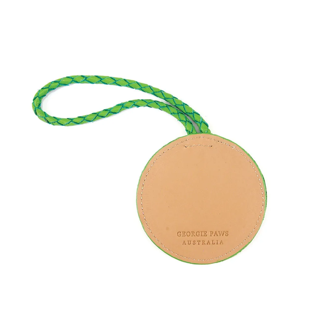 georgie paws | saucer pooh bag holder | green - LC