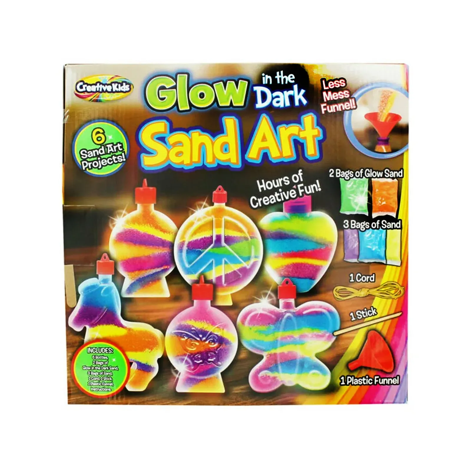 Glow In The Dark Sand Art