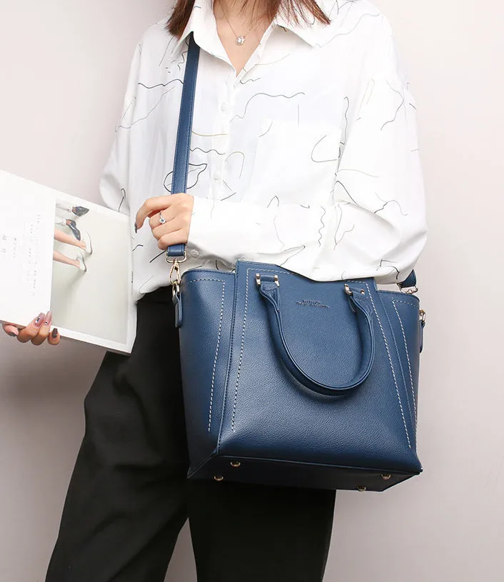 H1673 - Miranda Retro Blue Handbag