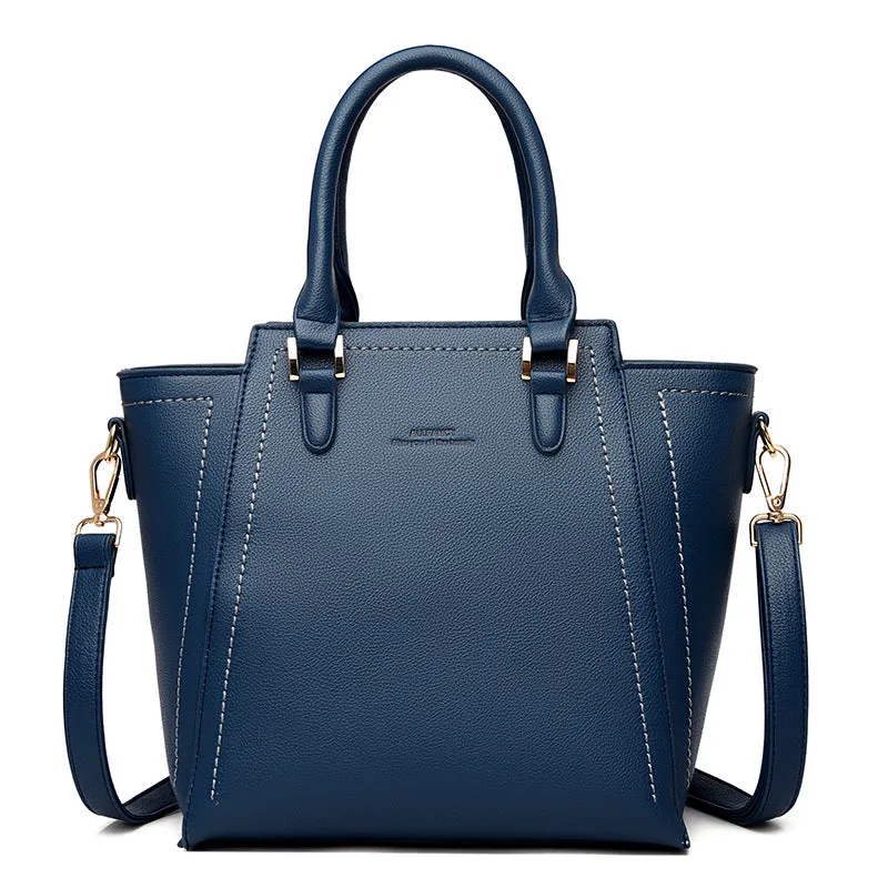 H1673 - Miranda Retro Blue Handbag