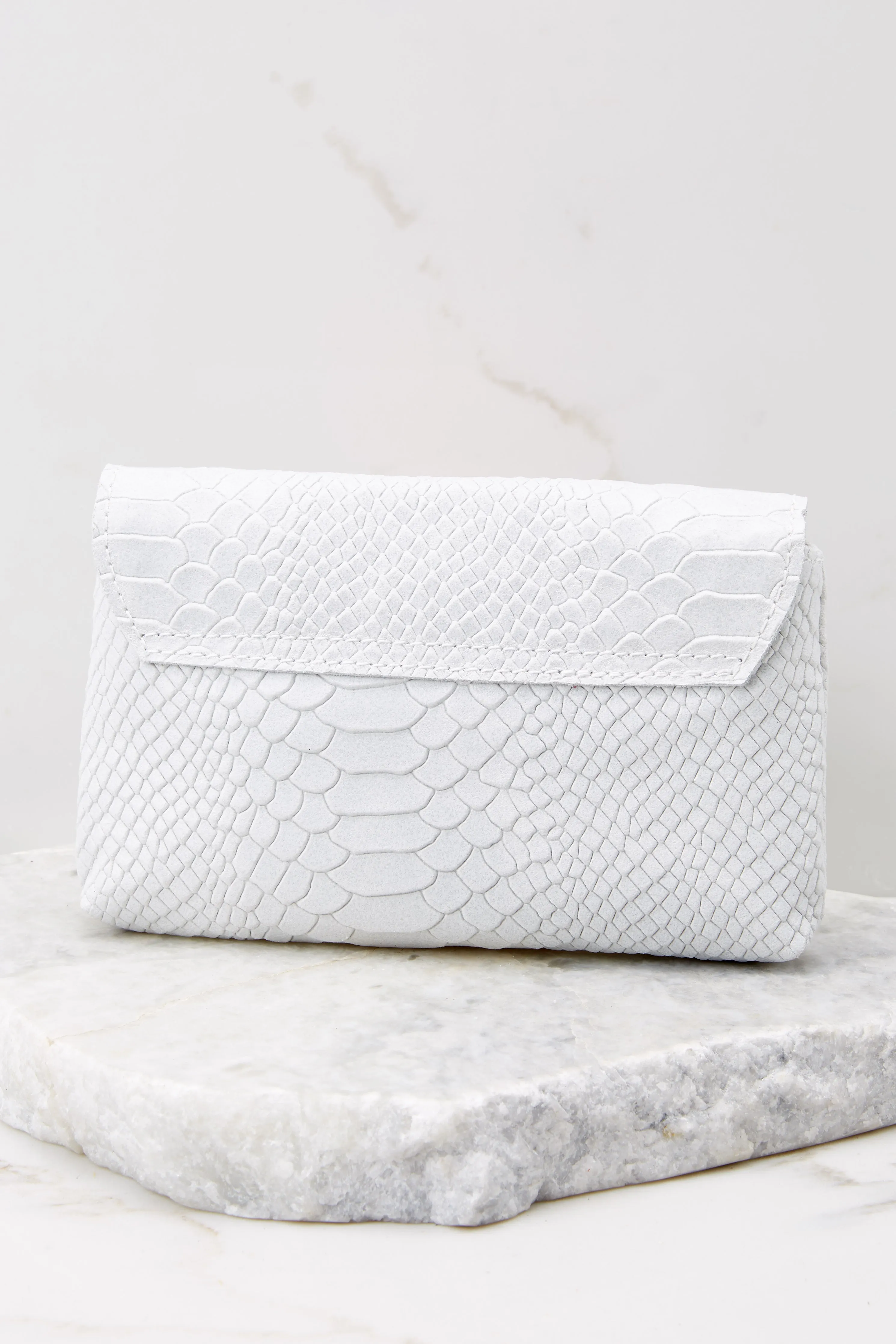 Hearts Aflutter White Bag
