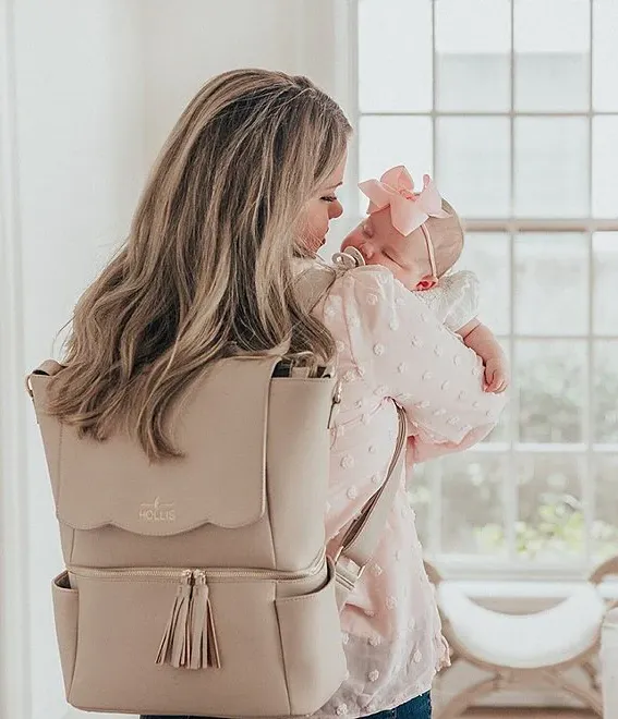 Hollis Diaper Bag / Nude