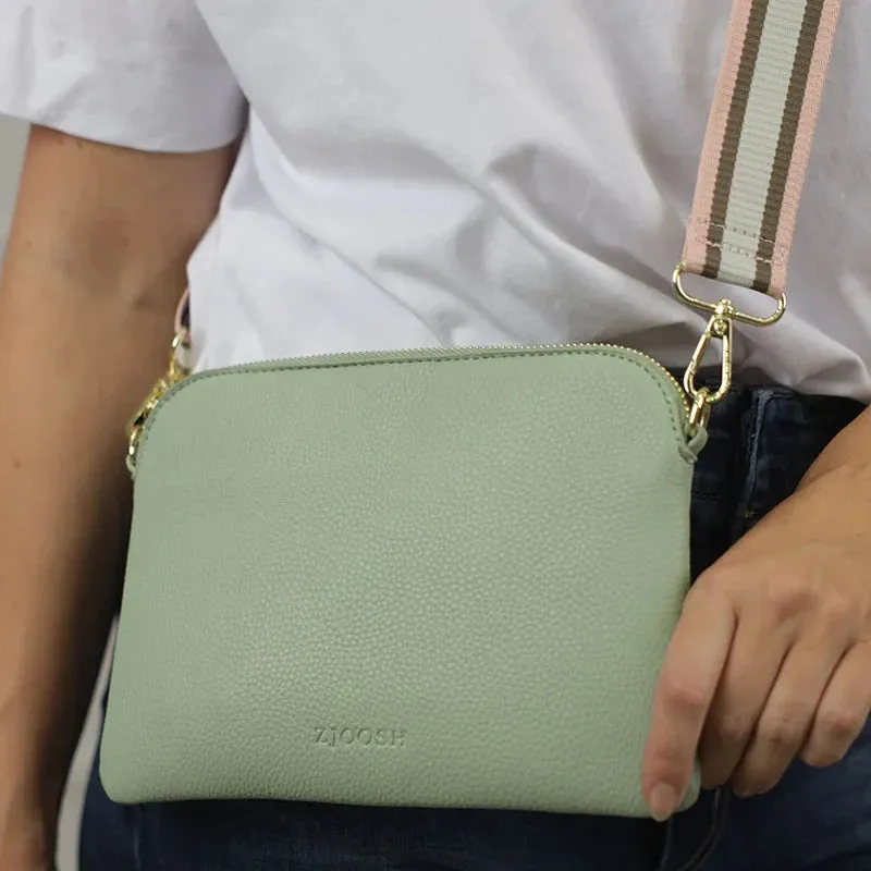 Hugo Cross Body Bag | Pistachio