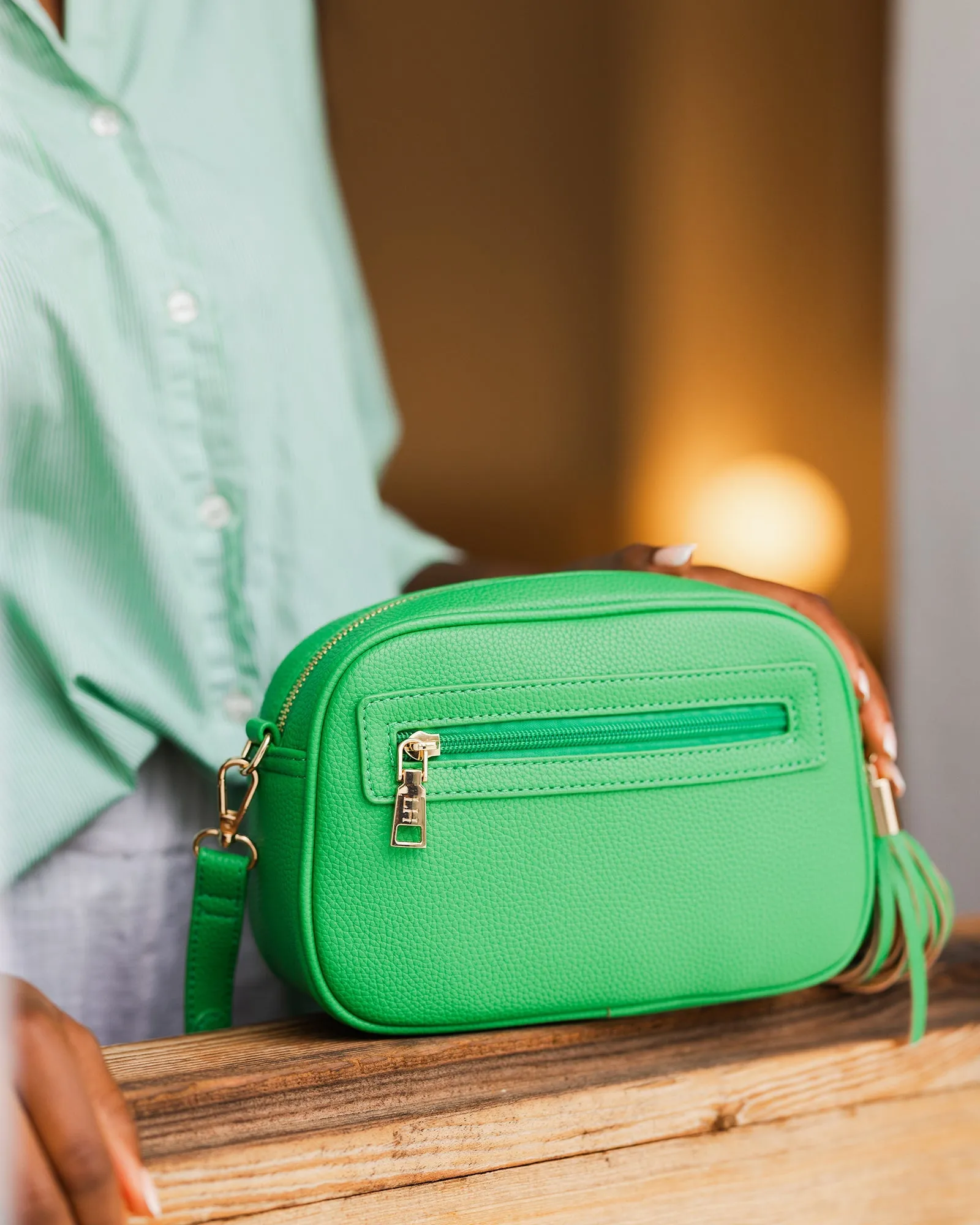 JACINTA CROSSBODY BAG APPLE GREEN
