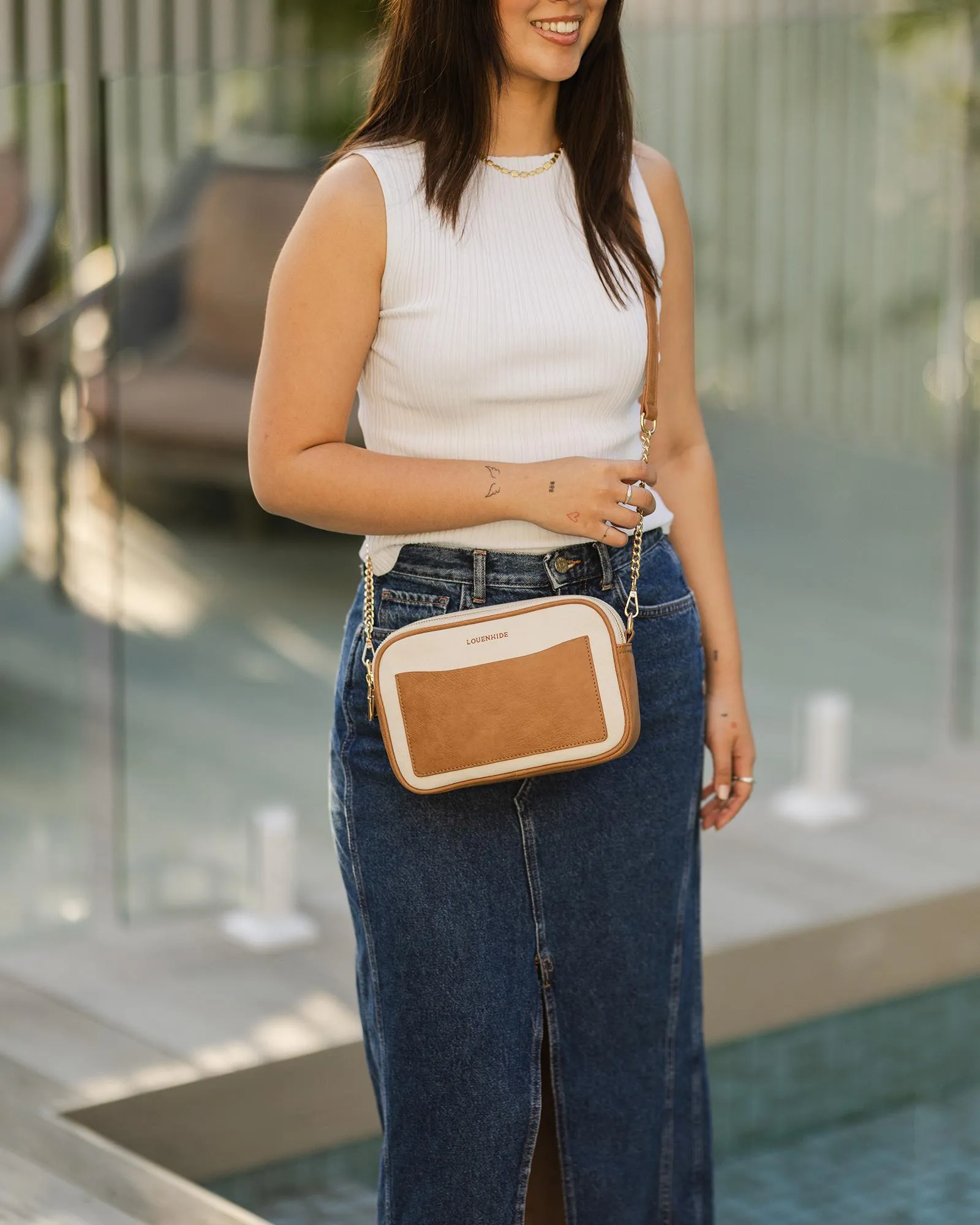Jolene Canvas Crossbody Bag