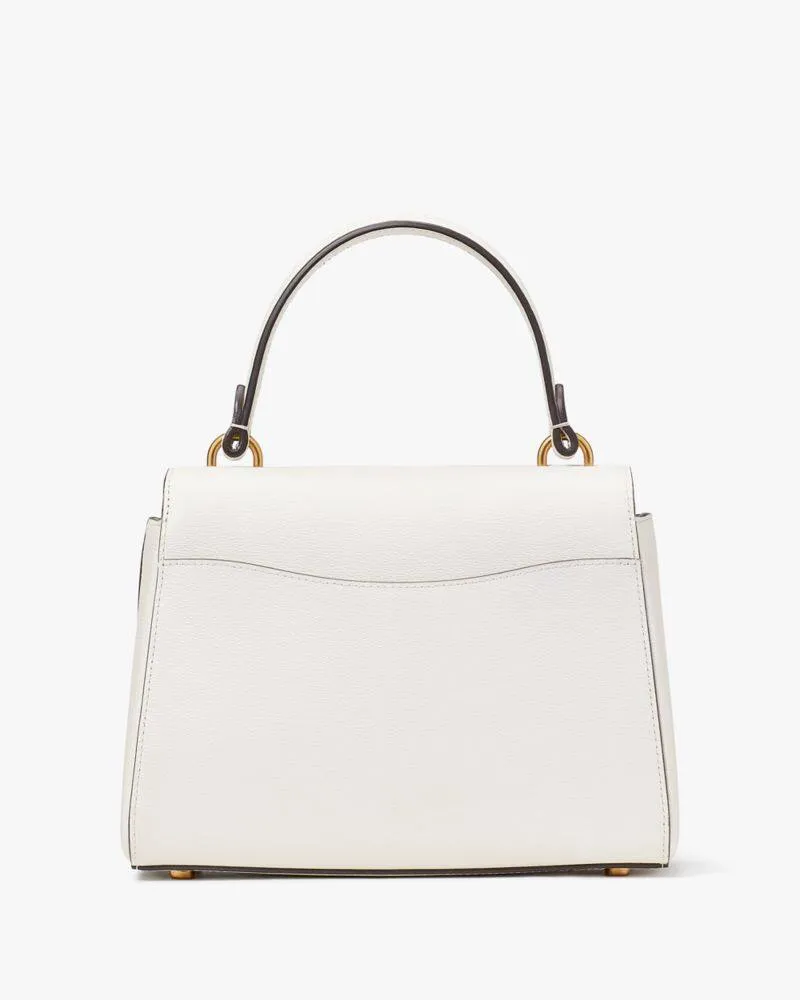 KATY HEART EMBELLISHED SMALL TOP-HANDLE BAG