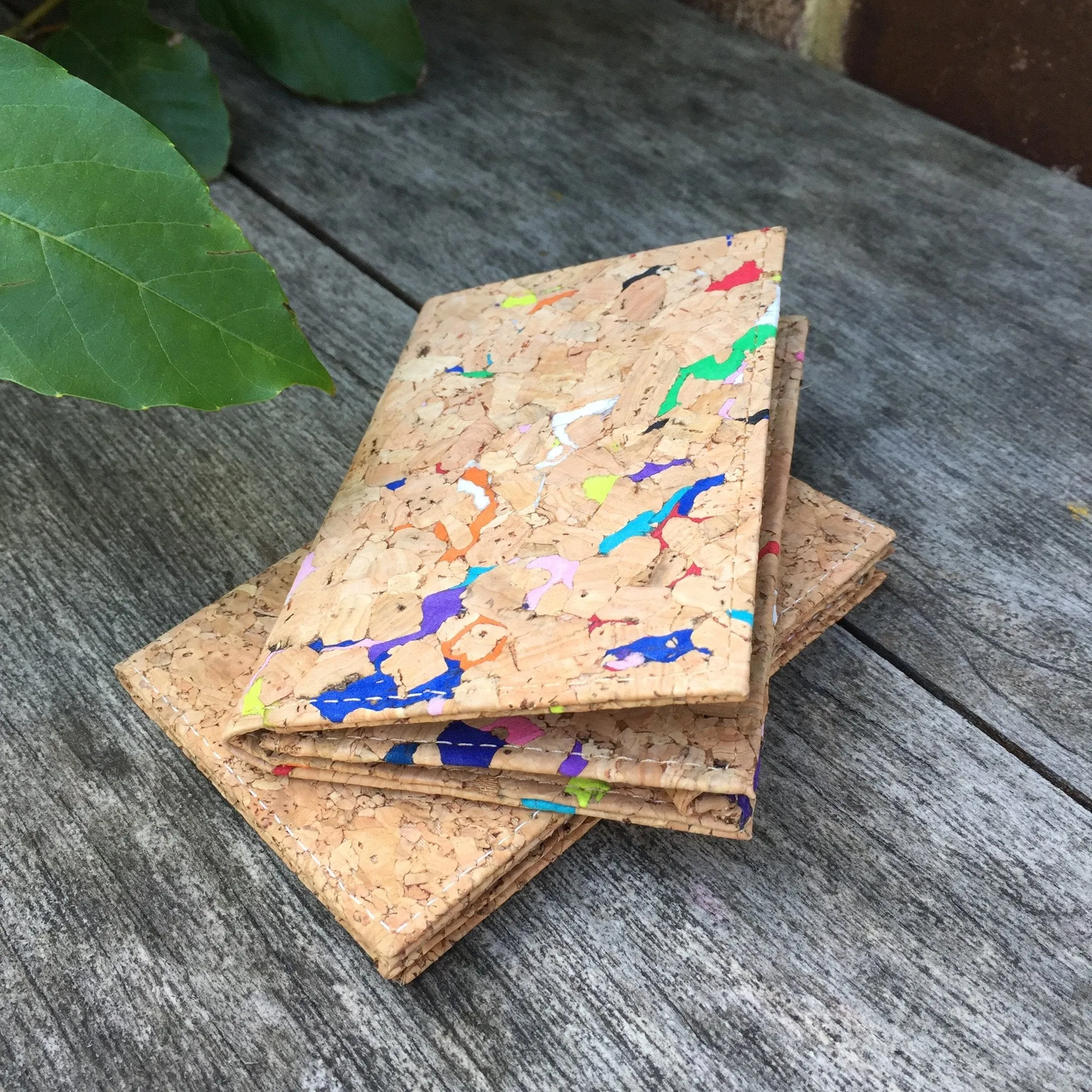 Kevin Bi-Fold Cork Card Holder in Classic