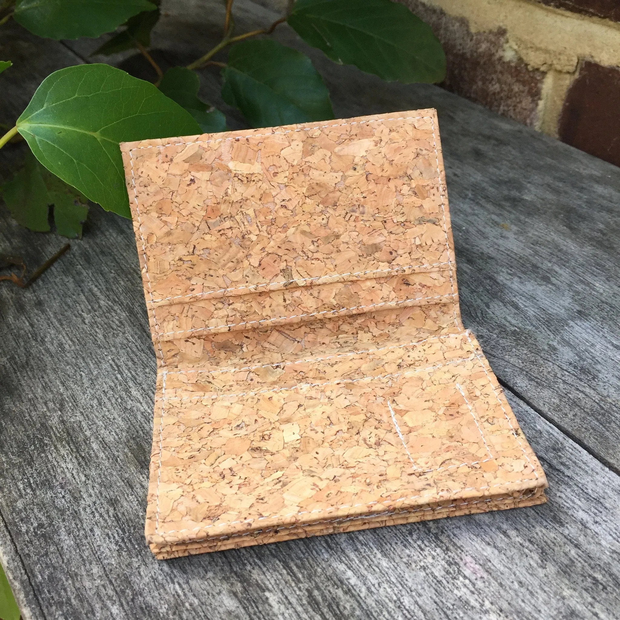 Kevin Bi-Fold Cork Card Holder in Classic