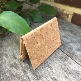 Kevin Bi-Fold Cork Card Holder in Classic