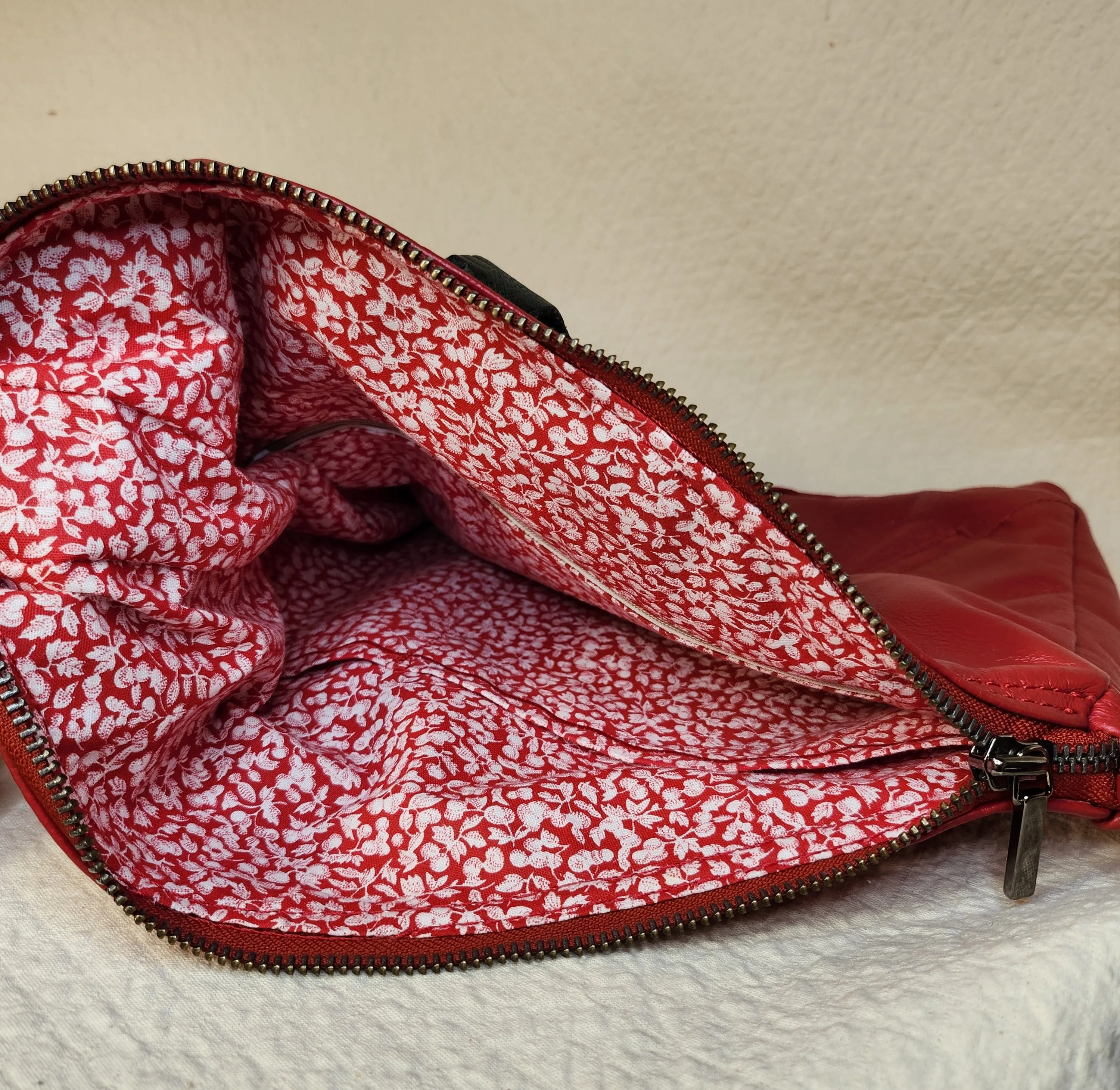Kirsten Red Booted Bag