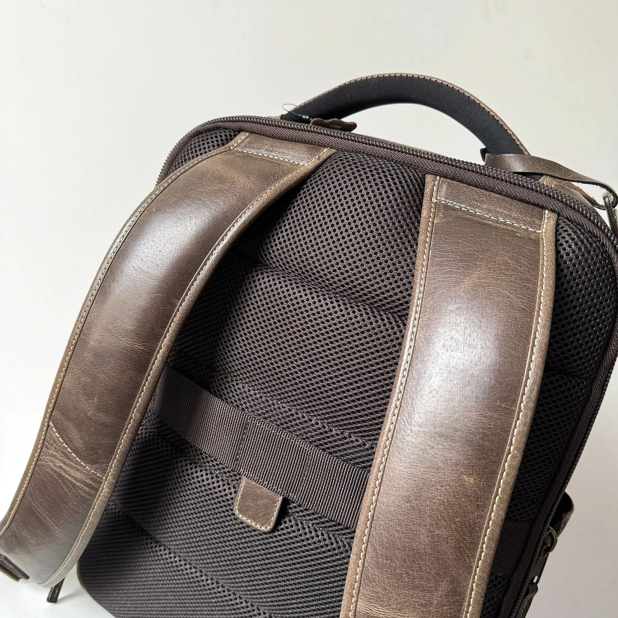 Leather Backpacks, Crazy Horse Full Grain Mens Leather Backpack