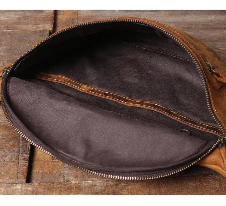Leather Cross Body Bag for Men
