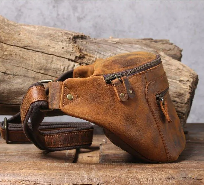 Leather Cross Body Bag for Men