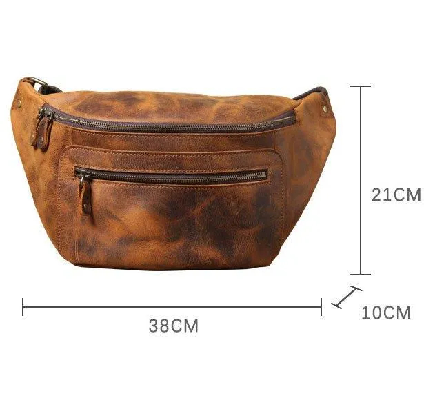 Leather Cross Body Bag for Men