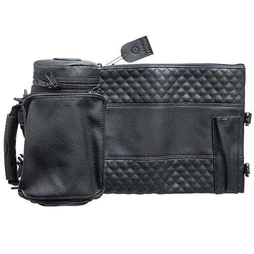 Leather- Like Thermal Tefillin & Tallit Protector Container "tik-taf" 22 Cm- Black