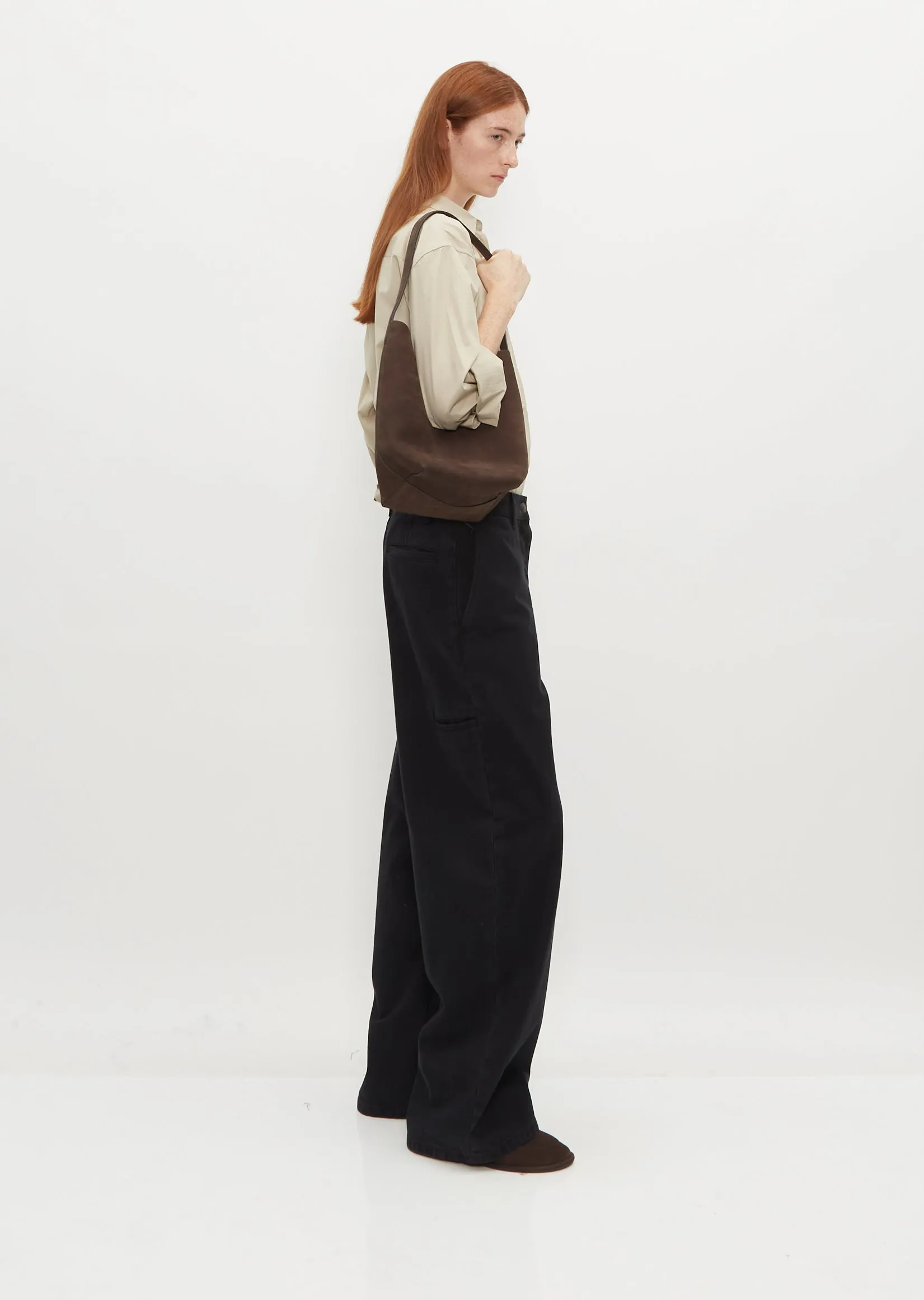 Medium N/S Park Tote — Wood Brown