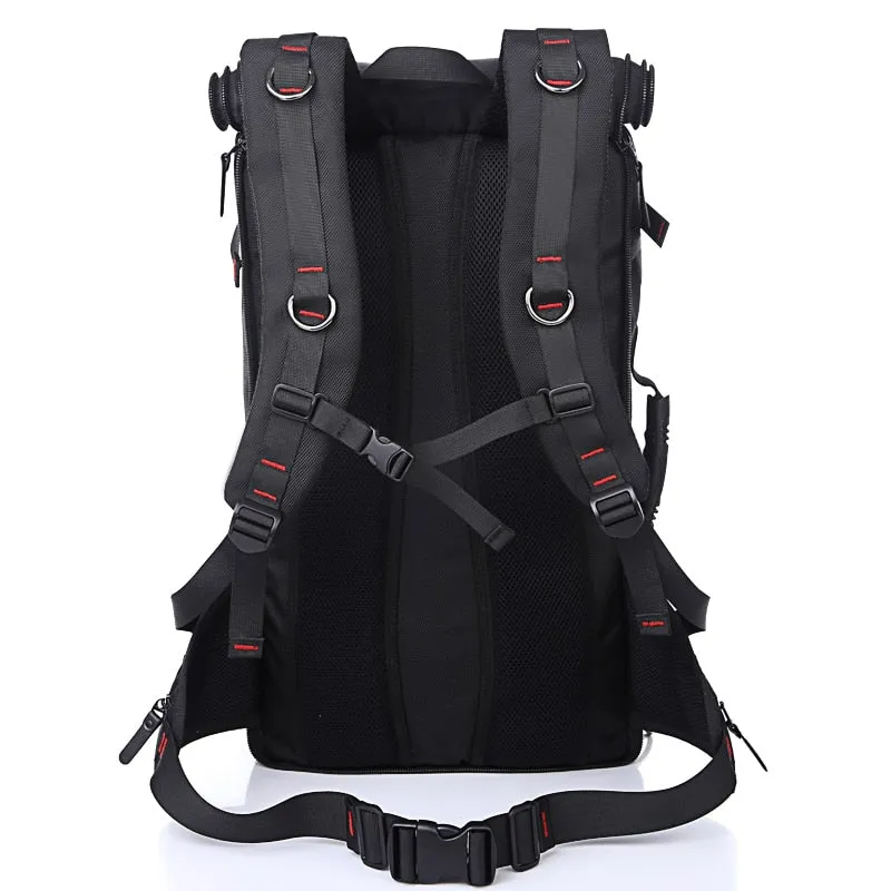 Men Backpack Travel Bag Large Capacity Versatile Utility Mountaineering Bag