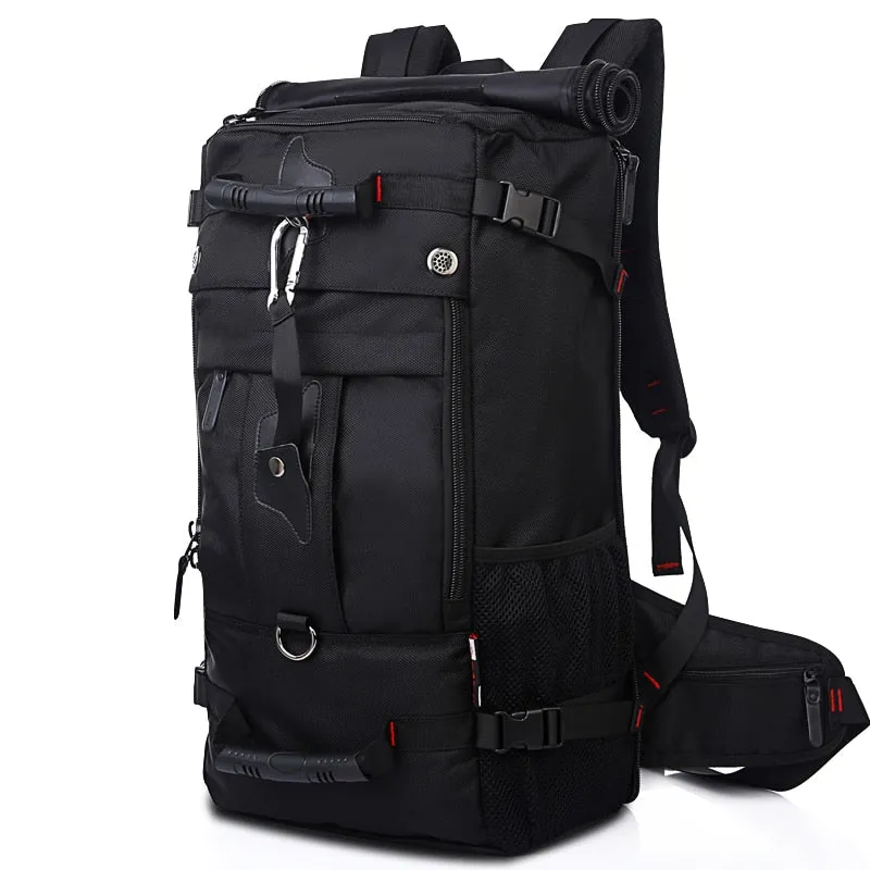 Men Backpack Travel Bag Large Capacity Versatile Utility Mountaineering Bag
