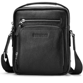 Men's Genuine Leather Shoulder Bag For iPad