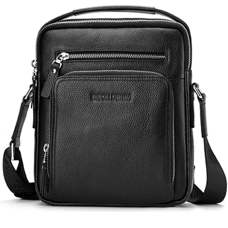 Men's Genuine Leather Shoulder Bag For iPad
