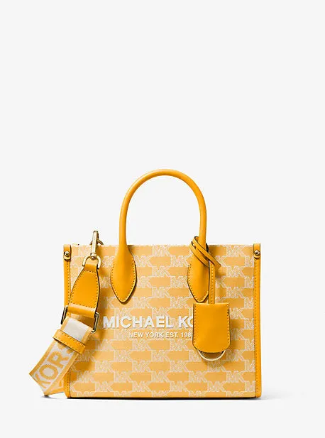 Mirella Small Logo Jacquard Crossbody Bag