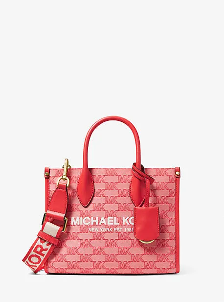 Mirella Small Logo Jacquard Crossbody Bag