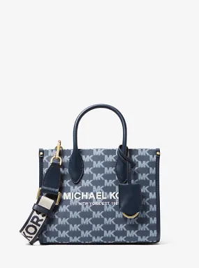 Mirella Small Logo Jacquard Crossbody Bag