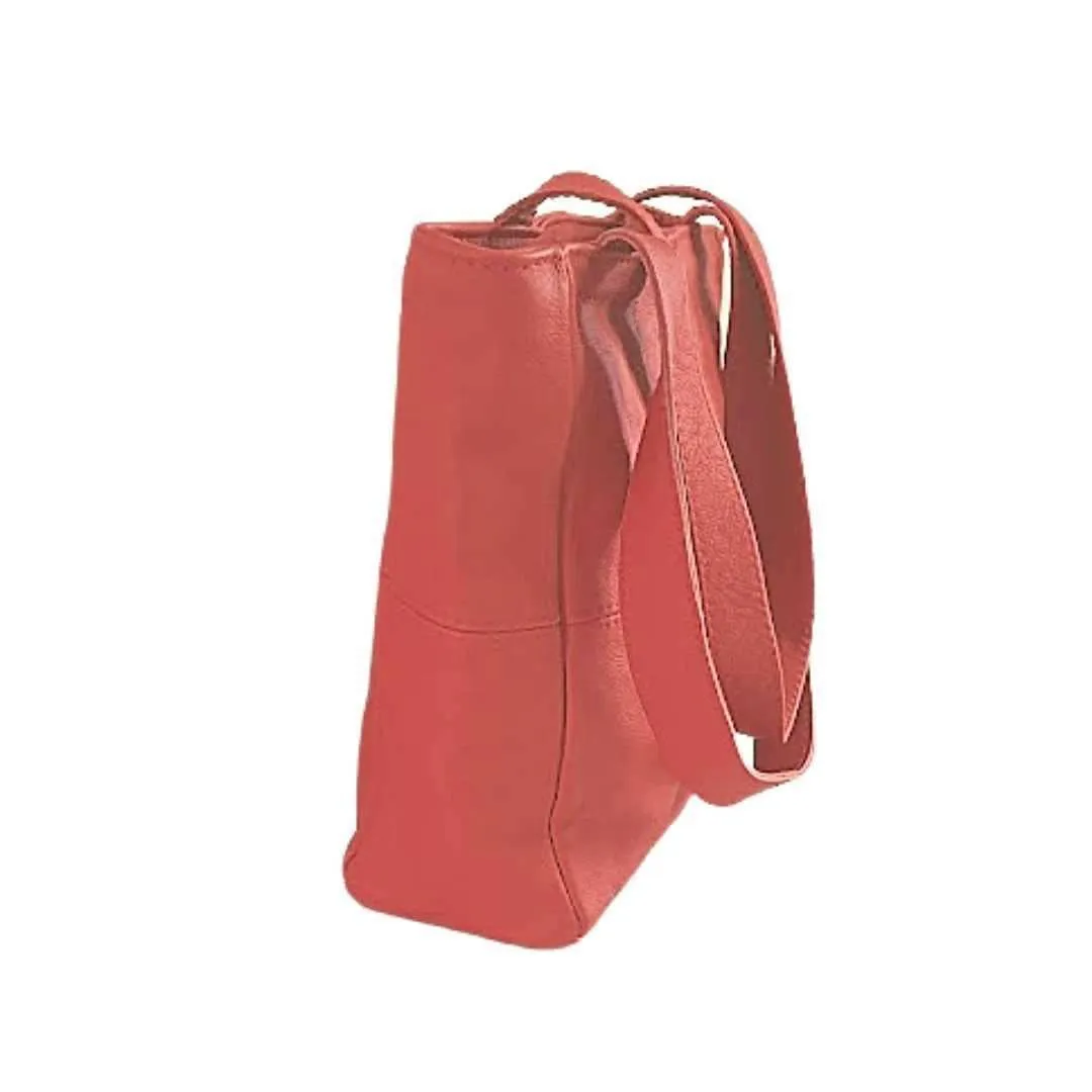 Mirelle Leather Classic Shopper Handbag - Small