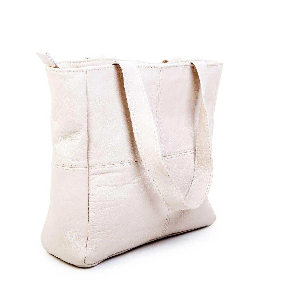 Mirelle Leather Classic Shopper Handbag - Small