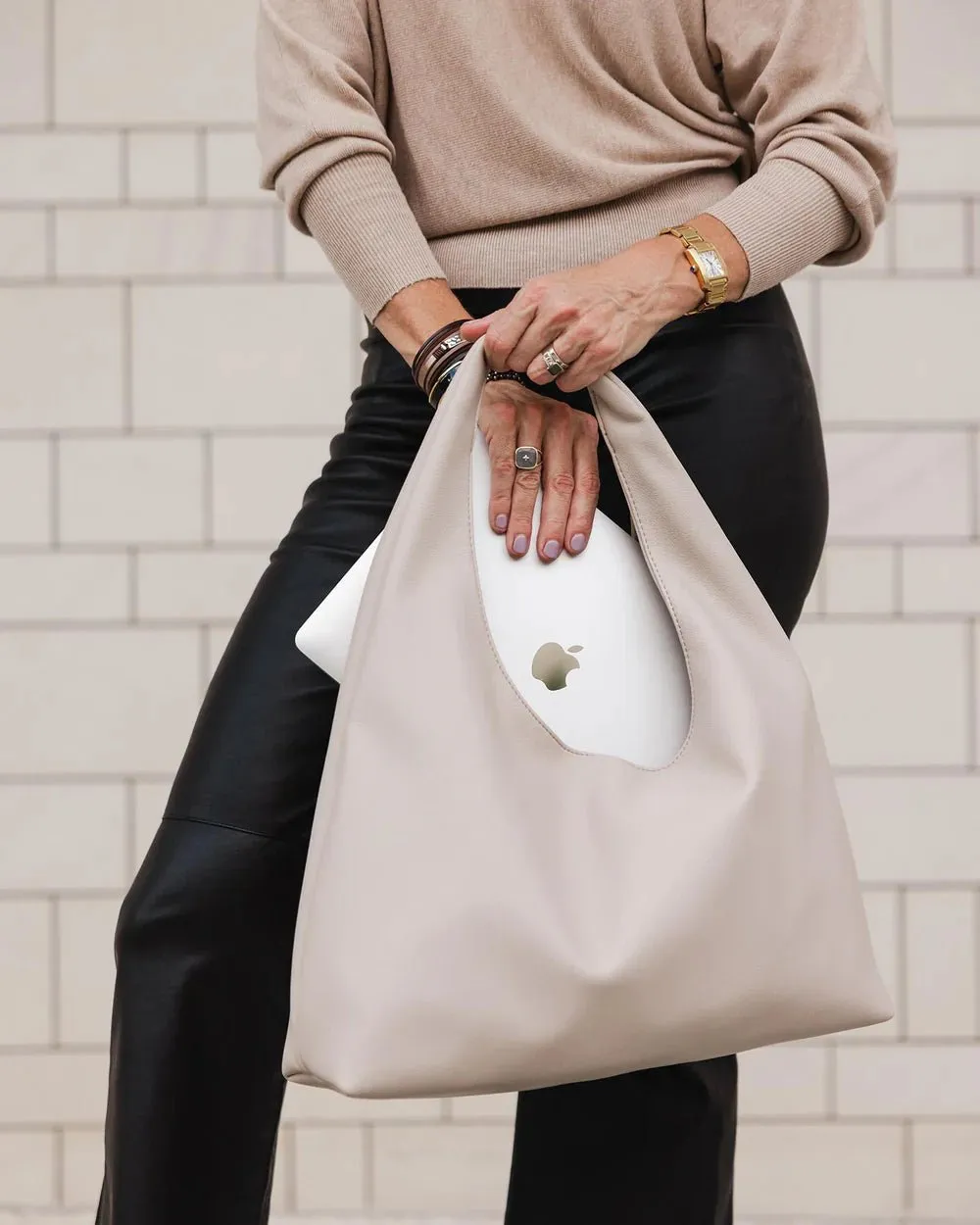 MONACO SHOULDER BAG OYSTER